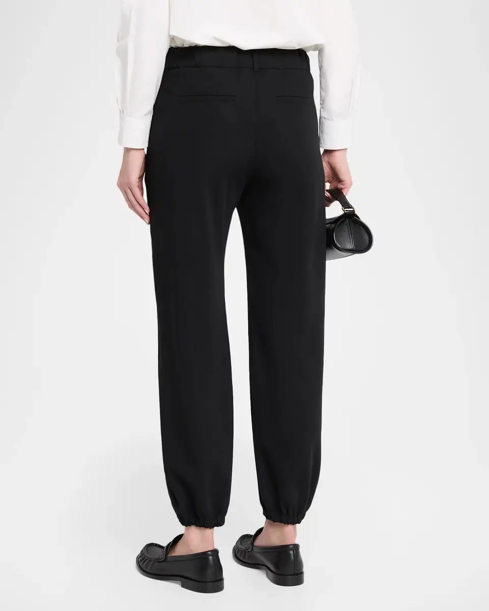 Burberry Lidian Wool Straight-Leg Crop Jogger Pants | Thumbnail 3 Burberry Lidian Wool Straight-Leg Crop Jogger Pants | Thumbnail 3