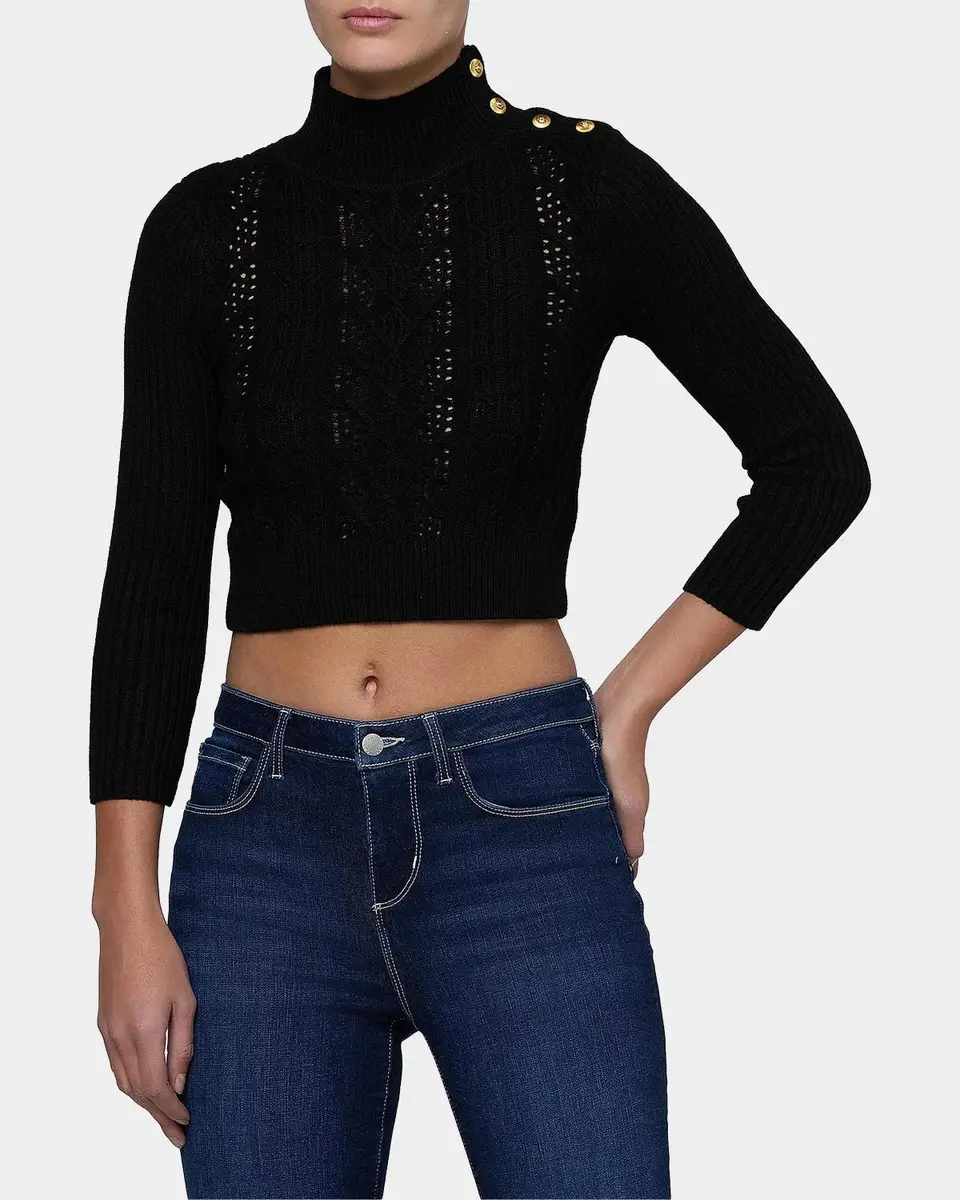 L'Agence Kamdyn Cable-Knit Sweater | Thumbnail 4 L'Agence Kamdyn Cable-Knit Sweater | Thumbnail 4