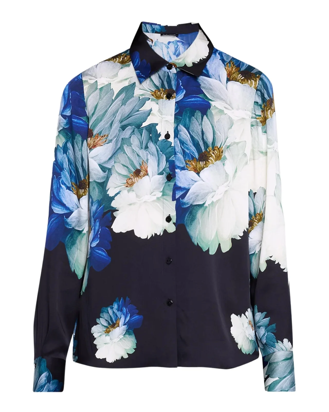 Madeline Floral Silk-Blend Blouse Madeline Floral Silk-Blend Blouse