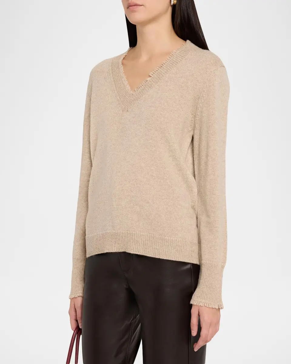 Kobi Halperin Dora Fringe-Trim Merino Wool Sweater | Thumbnail 4