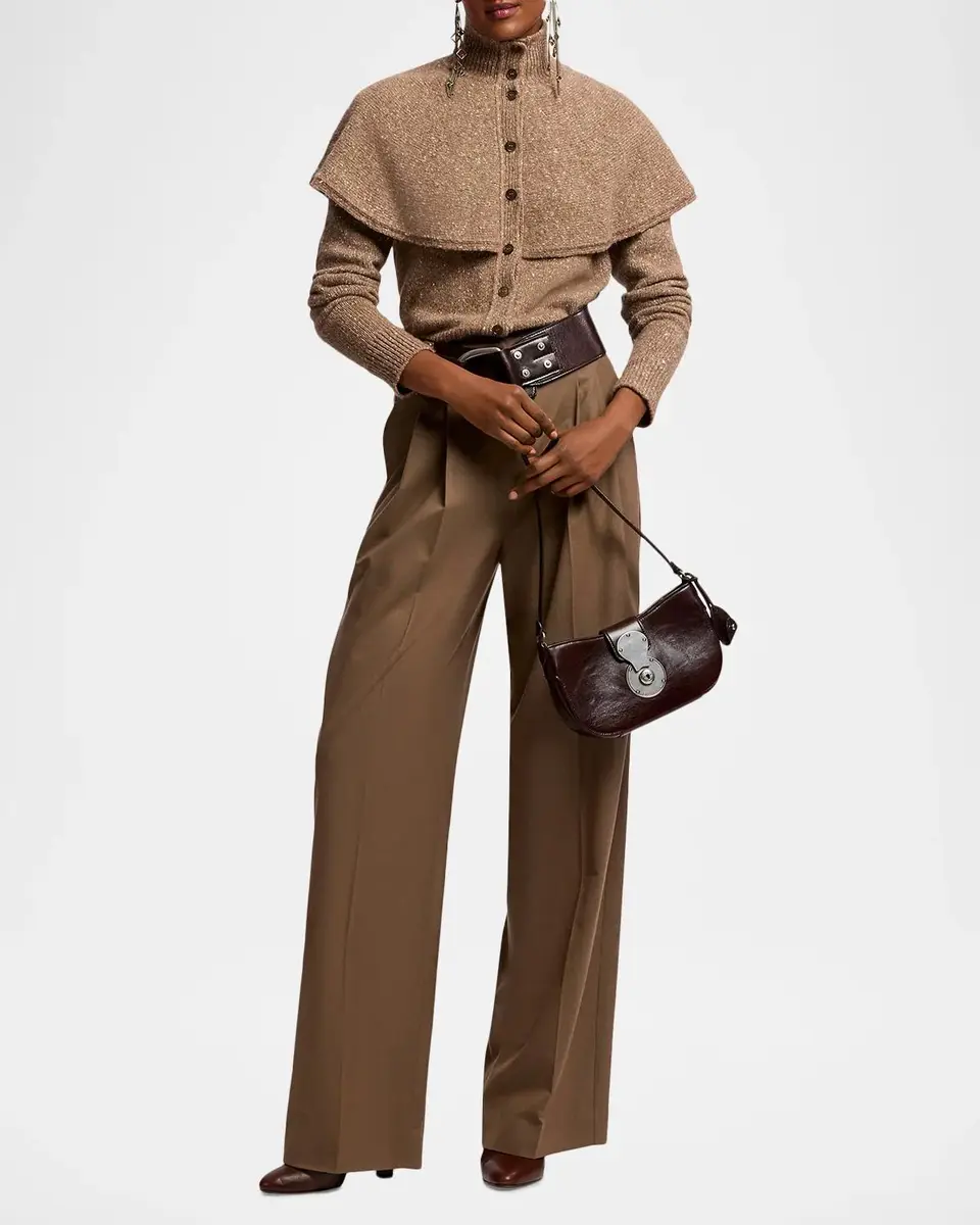 Ralph Lauren Collection Cashmere Donegal Cape Cardigan Sweater | Thumbnail 2