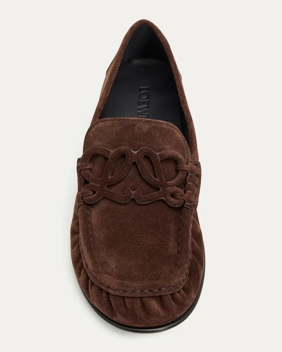 Loewe Double L Suede Loafers | Thumbnail 4 Loewe Double L Suede Loafers | Thumbnail 4