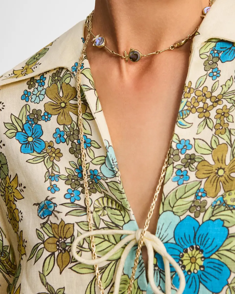 ALÉMAIS Sophia Boxy Floral-Print Linen Top | Thumbnail 7 ALÉMAIS Sophia Boxy Floral-Print Linen Top | Thumbnail 7