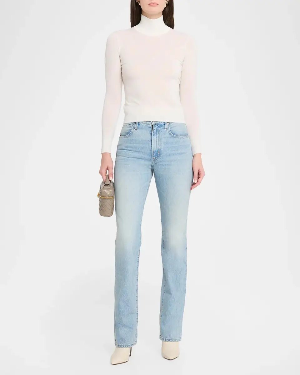 Nili Lotan Larkin Merino Wool Turtleneck Sweater | Thumbnail 2 Nili Lotan Larkin Merino Wool Turtleneck Sweater | Thumbnail 2