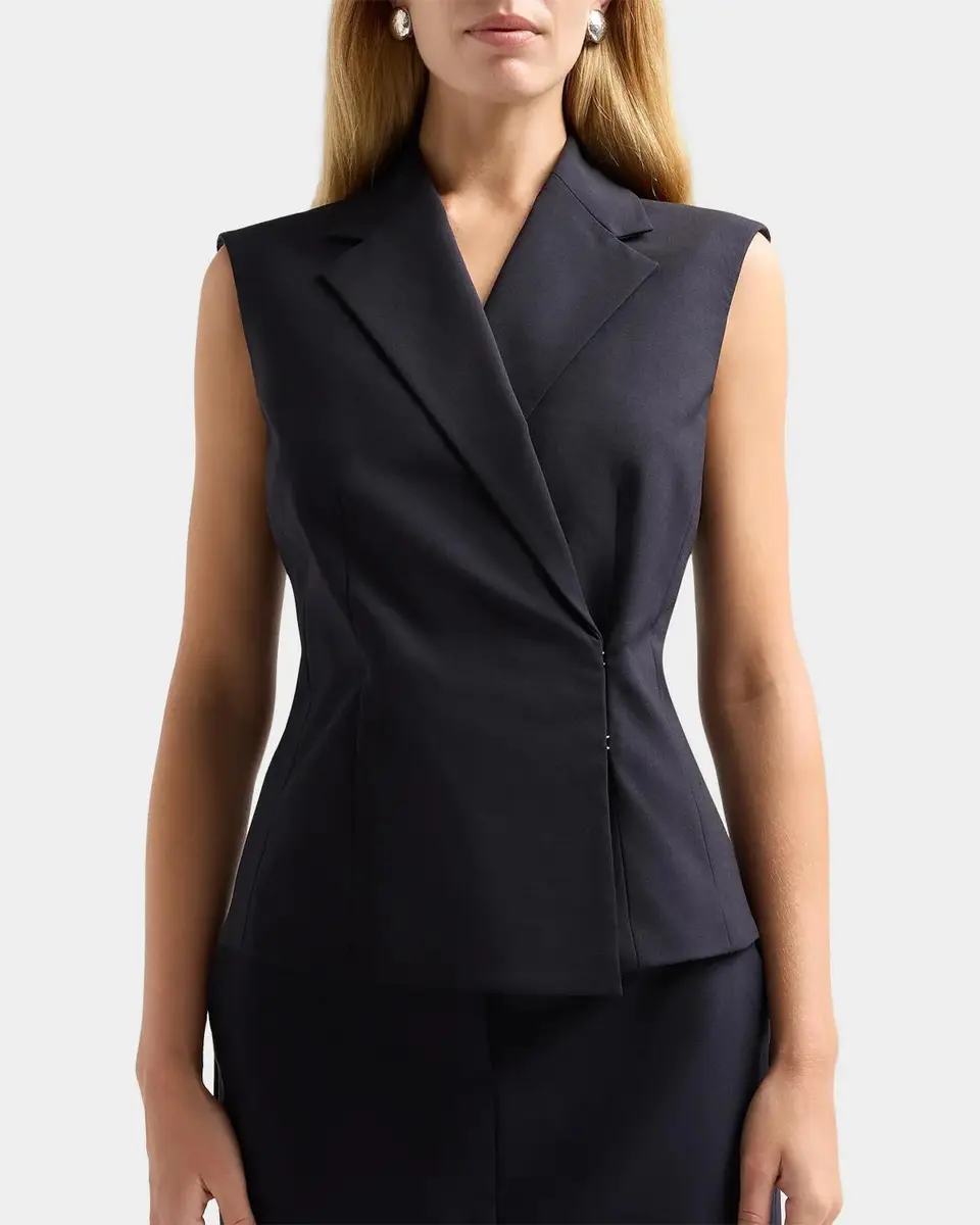 Theory Hourglass Asymmetric Vest | Thumbnail 5