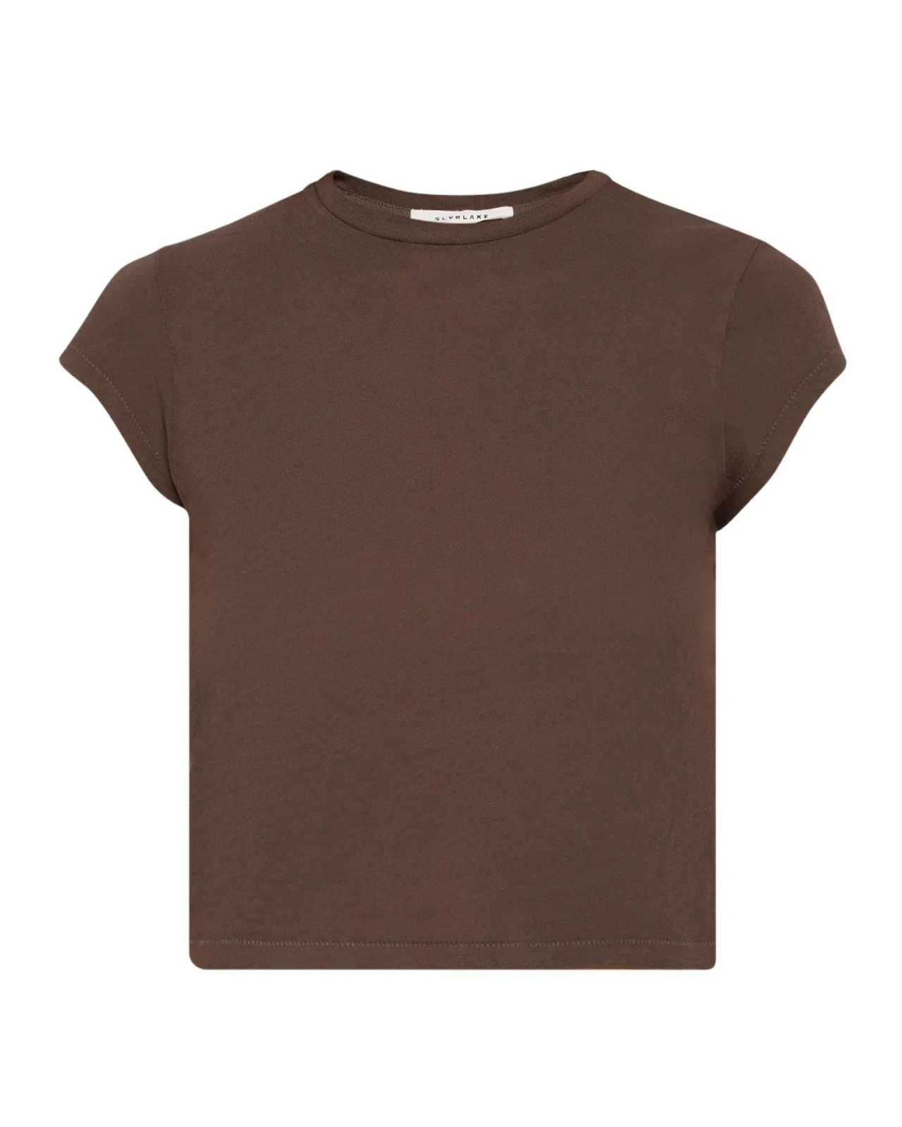 SLVRLAKE Cap-Sleeve Cotton T-Shirt