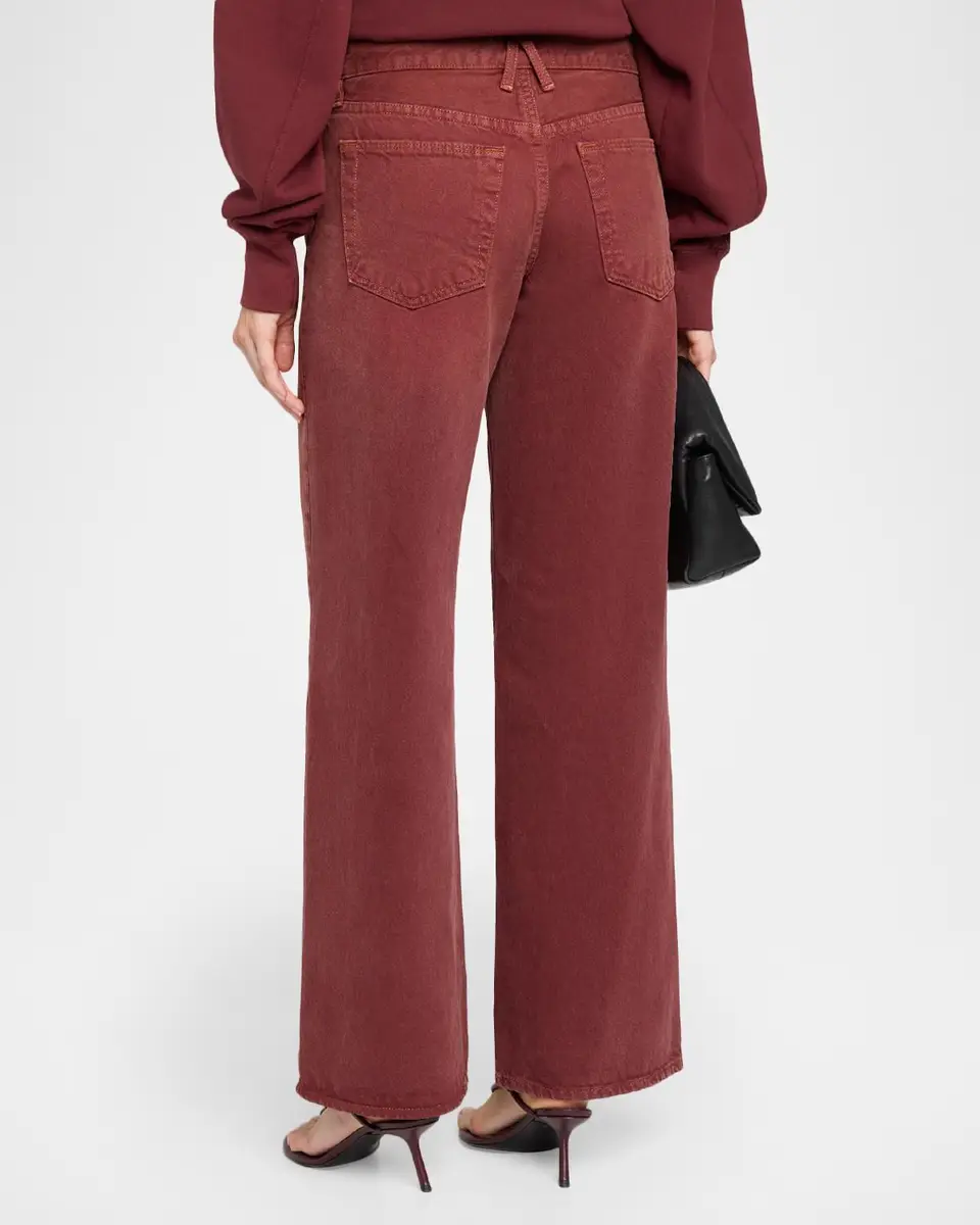 SLVRLAKE Lexi Low-Rise Straight-Leg Jeans | Thumbnail 3