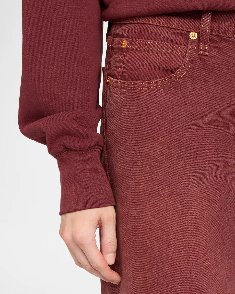 SLVRLAKE Lexi Low-Rise Straight-Leg Jeans | Thumbnail 5