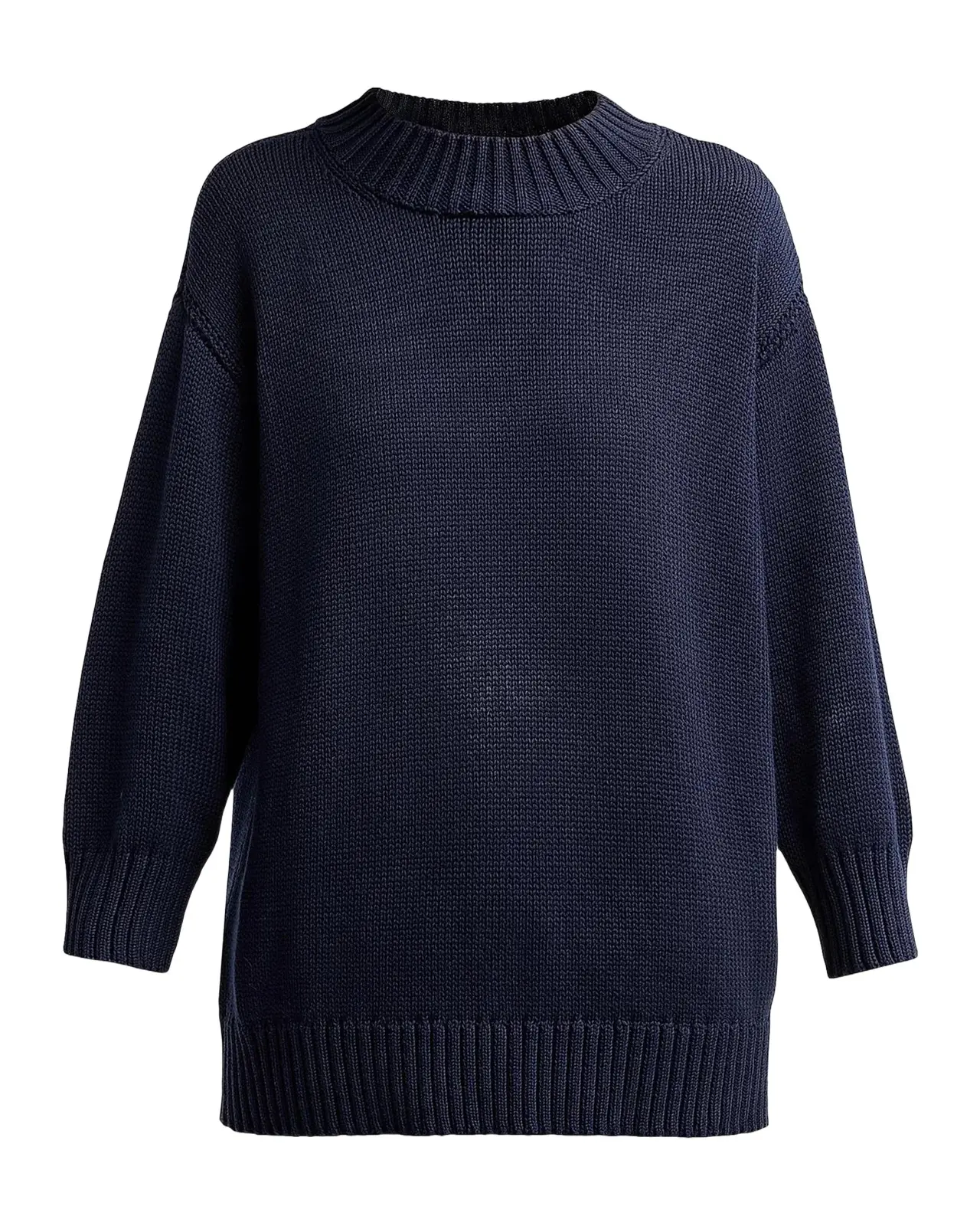 L'Agence Loden Cotton Crewneck Sweater