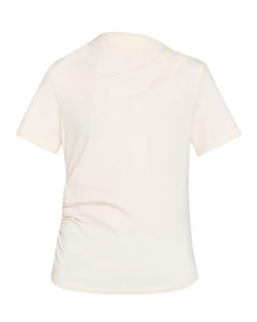 Le Jean Willow Cotton-Blend Draped T-Shirt