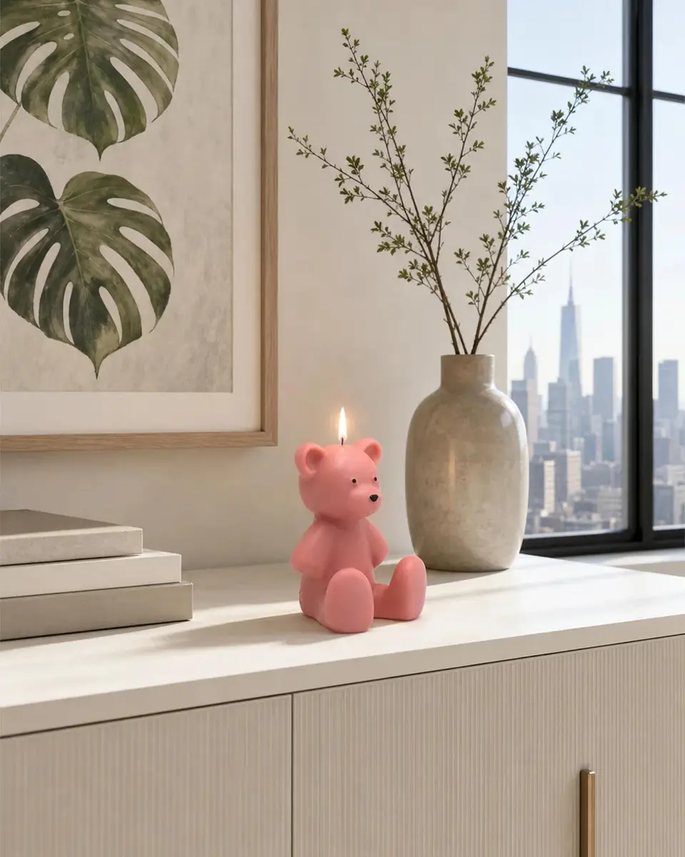 Davie Ocho Candle Co. Bedford Bear Wax Candle | Thumbnail 4 Davie Ocho Candle Co. Bedford Bear Wax Candle | Thumbnail 4