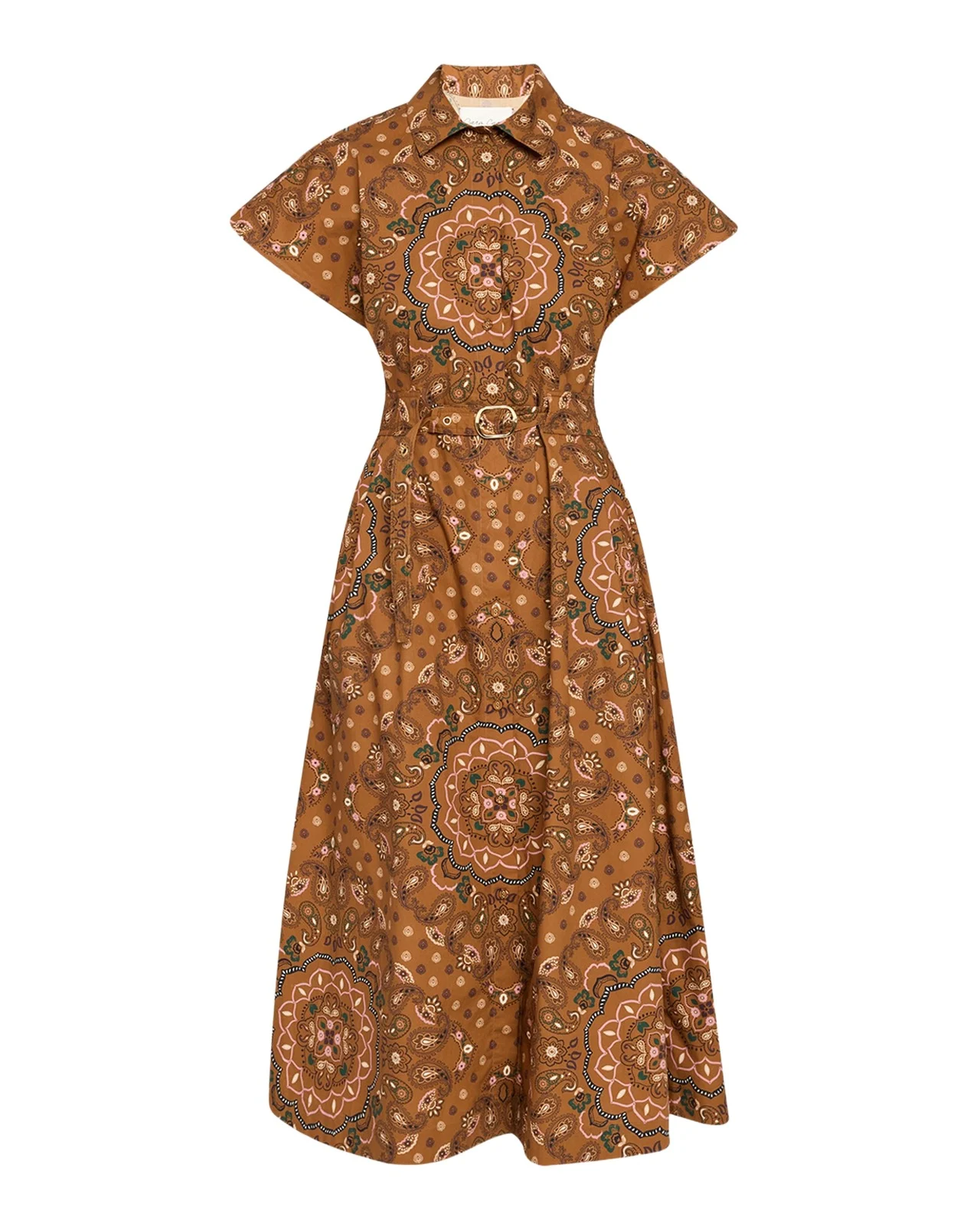 Sawyer Floral Cotton Poplin Midi Shirtdress Sawyer Floral Cotton Poplin Midi Shirtdress