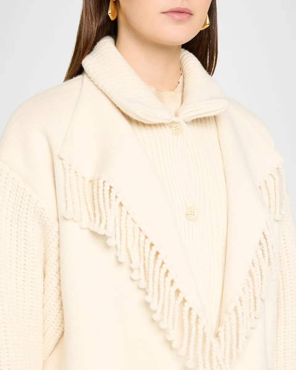 Frame The Fringe Wool Coat | Thumbnail 5 Frame The Fringe Wool Coat | Thumbnail 5