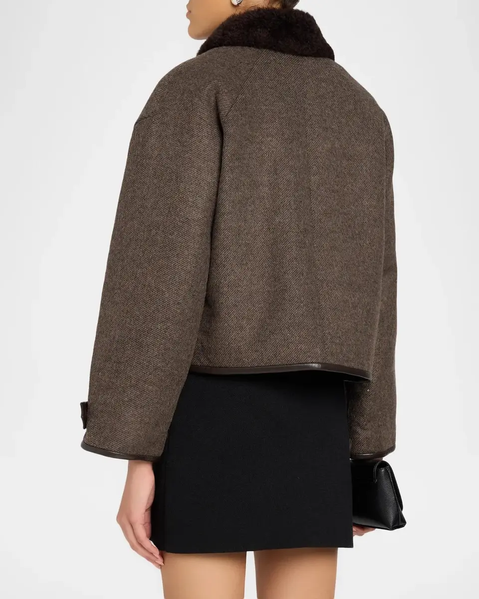 Simkhai Orien Contrast-Collar Jacket | Thumbnail 3 Simkhai Orien Contrast-Collar Jacket | Thumbnail 3