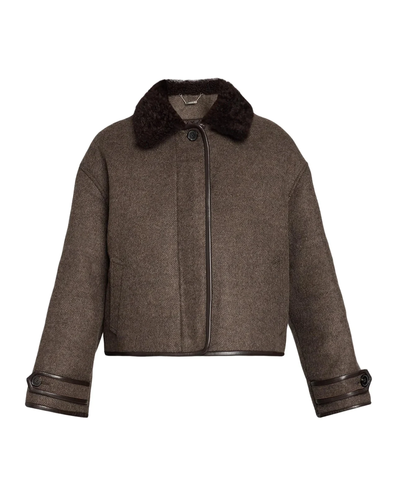 Orien Contrast-Collar Jacket