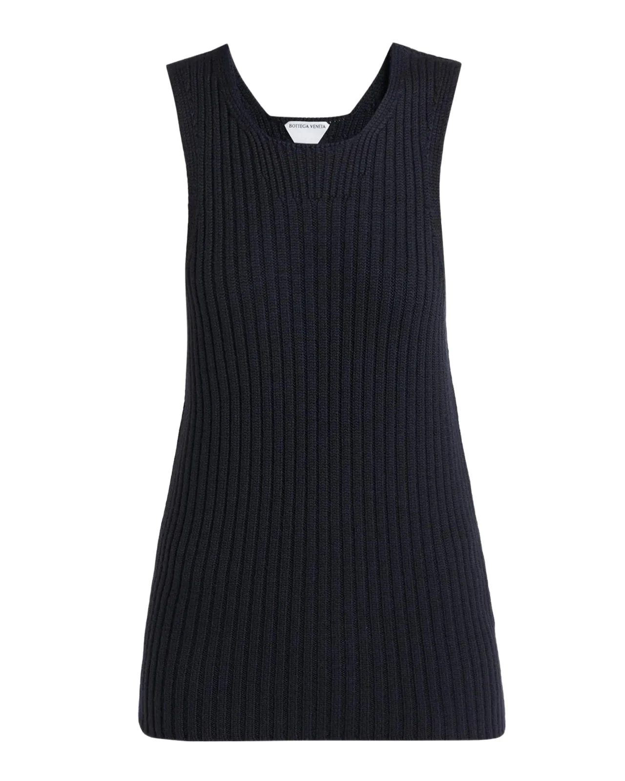 Ribbed Wool Mini Dress