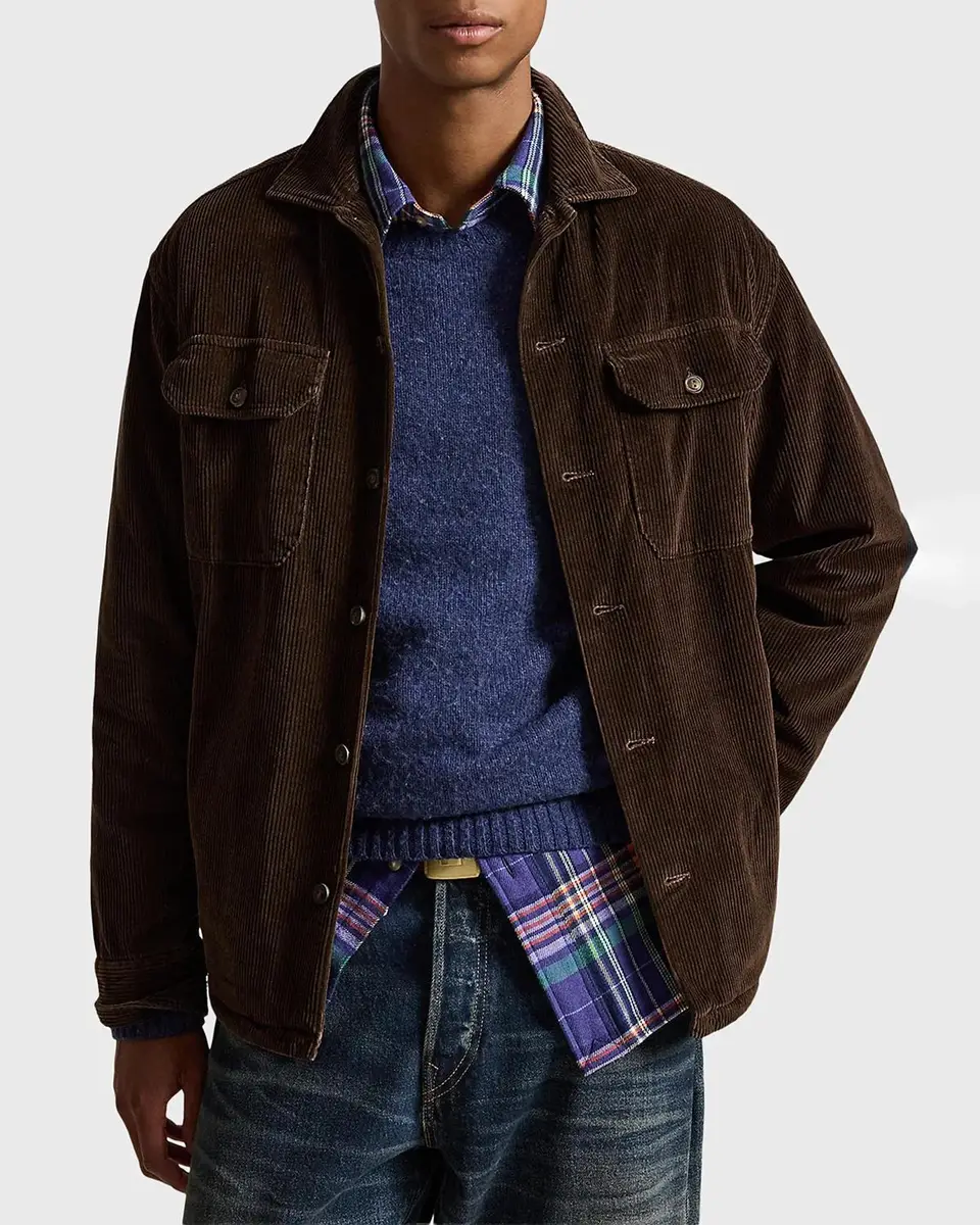 Polo Ralph Lauren Men's Classic Fit Corduroy Utility Shirt | Thumbnail 4 Polo Ralph Lauren Men's Classic Fit Corduroy Utility Shirt | Thumbnail 4