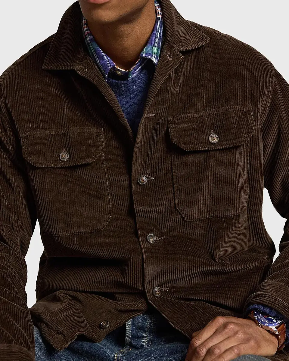 Polo Ralph Lauren Men's Classic Fit Corduroy Utility Shirt | Thumbnail 5 Polo Ralph Lauren Men's Classic Fit Corduroy Utility Shirt | Thumbnail 5