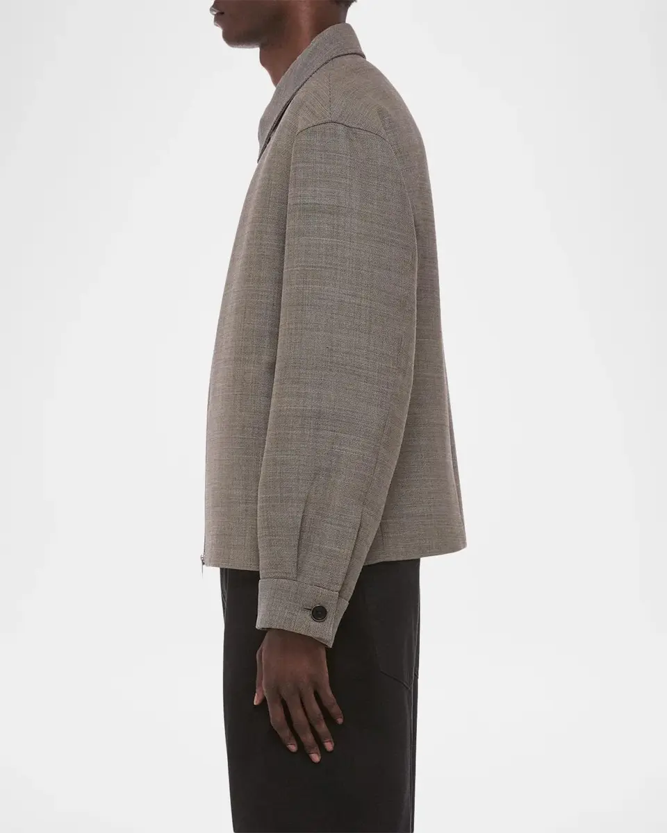 Helmut Lang Men's Zip-Front Shirt Jacket | Thumbnail 5 Helmut Lang Men's Zip-Front Shirt Jacket | Thumbnail 5