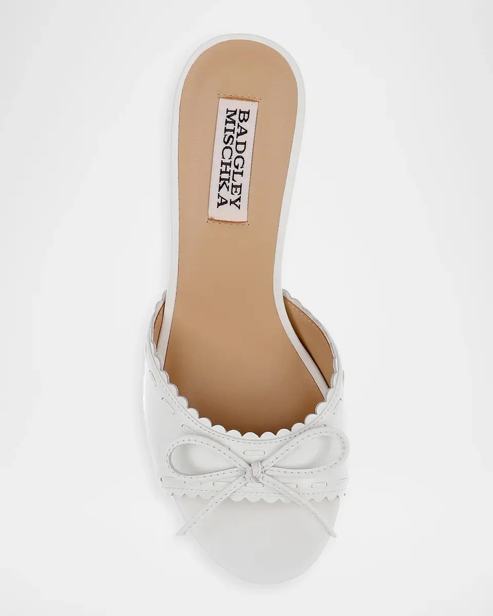BADGLEY MISCHKA 65mm Yaritza Leather Mules | Thumbnail 4 BADGLEY MISCHKA 65mm Yaritza Leather Mules | Thumbnail 4