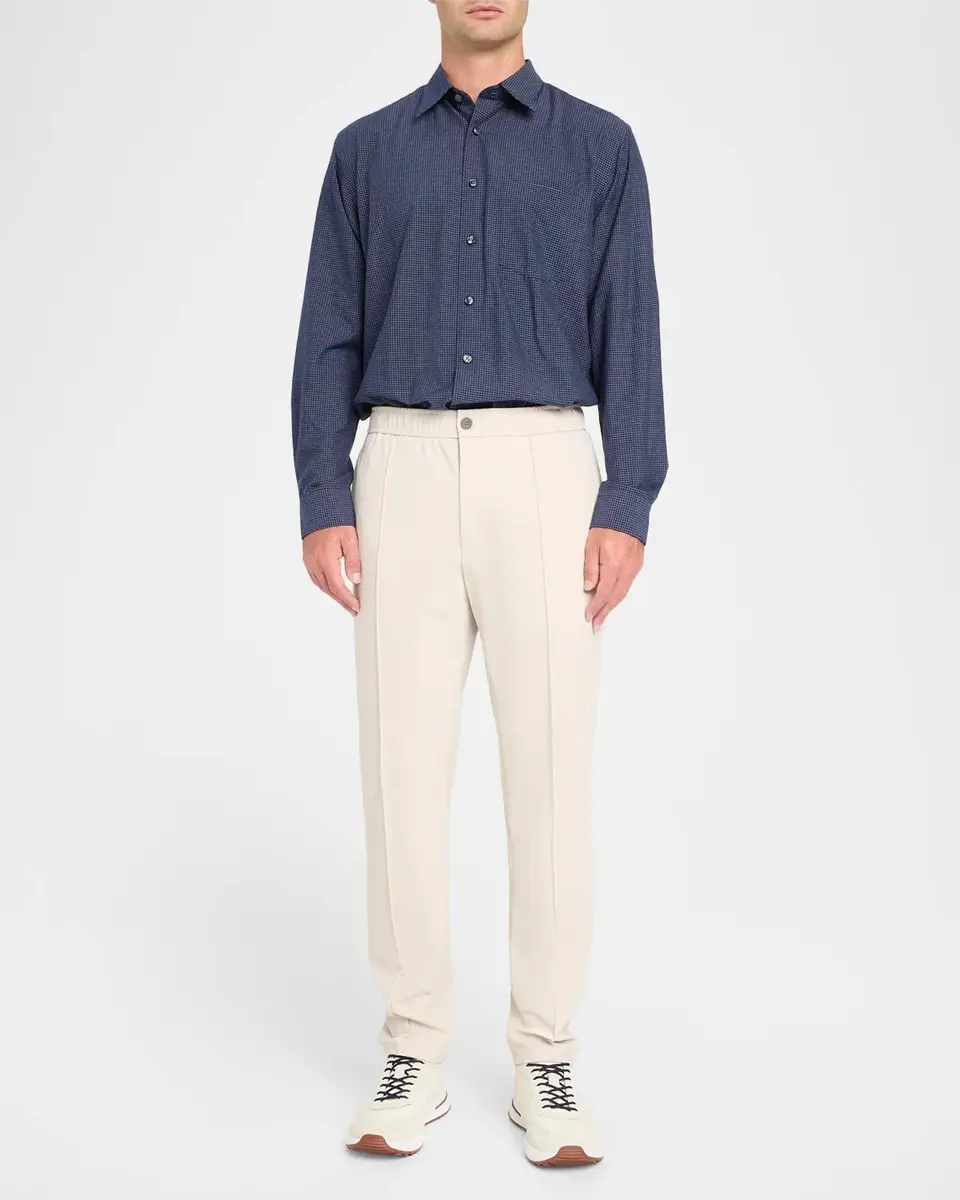 Theory Men's Curtis Precision Ponte Drawstring Pants | Thumbnail 2 Theory Men's Curtis Precision Ponte Drawstring Pants | Thumbnail 2