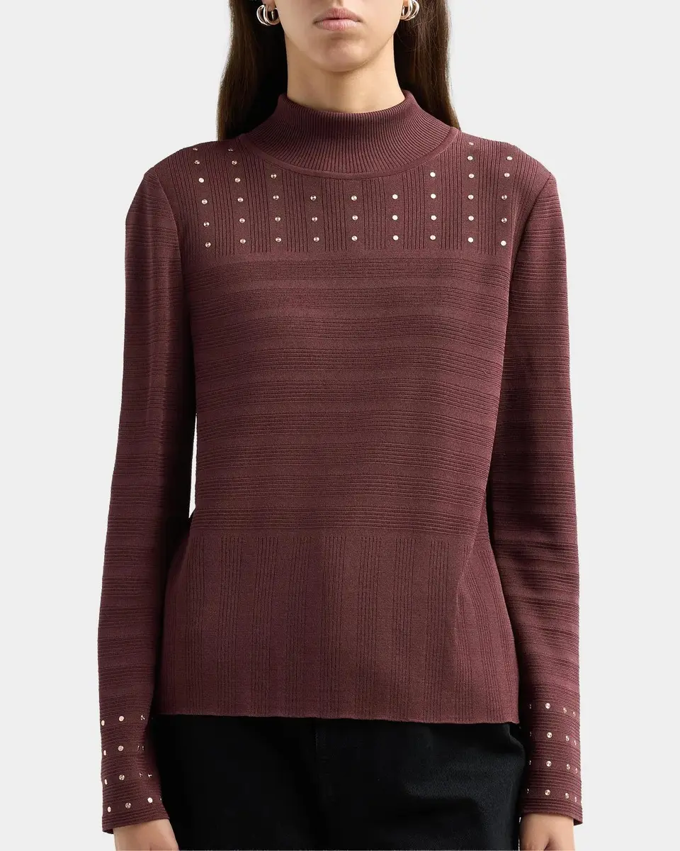 Misook Sequin Mock Turtleneck Top | Thumbnail 5 Misook Sequin Mock Turtleneck Top | Thumbnail 5