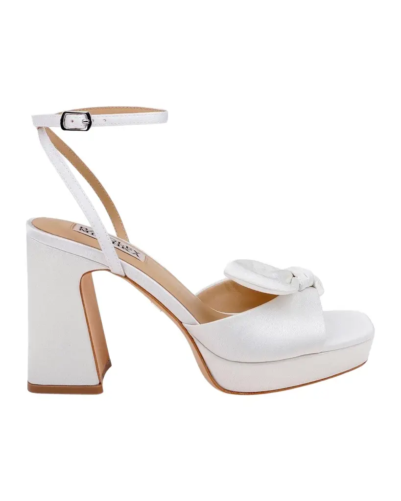 BADGLEY MISCHKA Yuki 90MM Crepe Platform Sandals