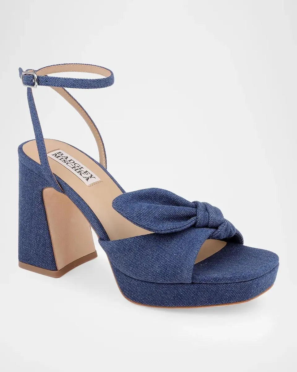BADGLEY MISCHKA Yuki 90MM Crepe Platform Sandals | Thumbnail 2 BADGLEY MISCHKA Yuki 90MM Crepe Platform Sandals | Thumbnail 2