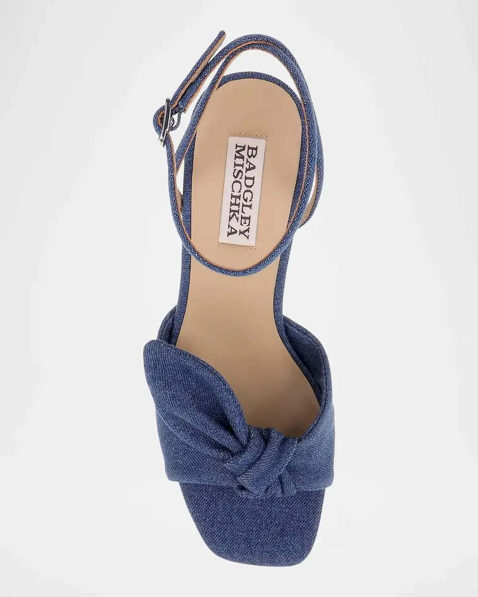 BADGLEY MISCHKA Yuki 90MM Crepe Platform Sandals | Thumbnail 4 BADGLEY MISCHKA Yuki 90MM Crepe Platform Sandals | Thumbnail 4