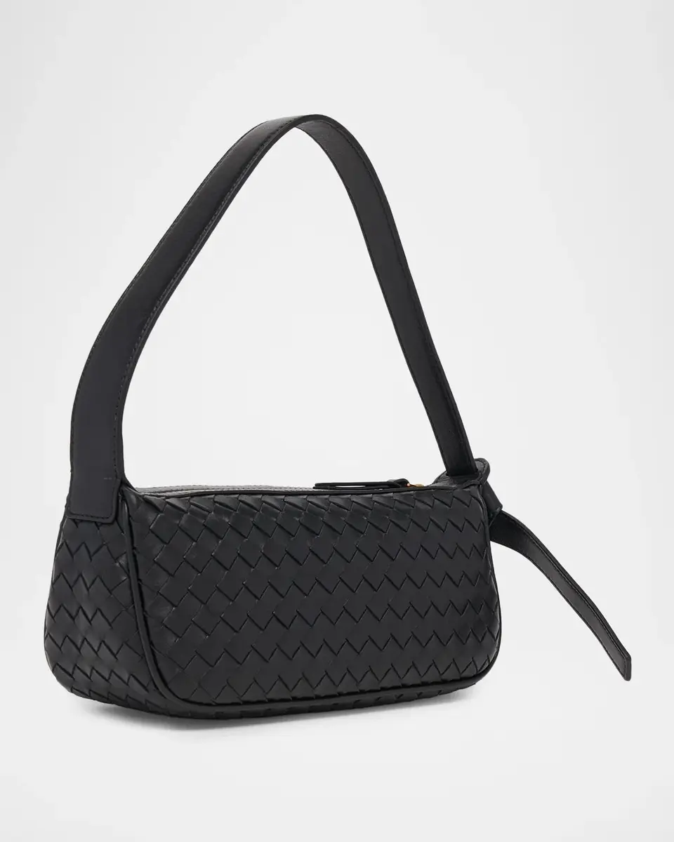 Bottega Veneta Nodo Intrecciato Leather Shoulder Bag | Thumbnail 3 Bottega Veneta Nodo Intrecciato Leather Shoulder Bag | Thumbnail 3