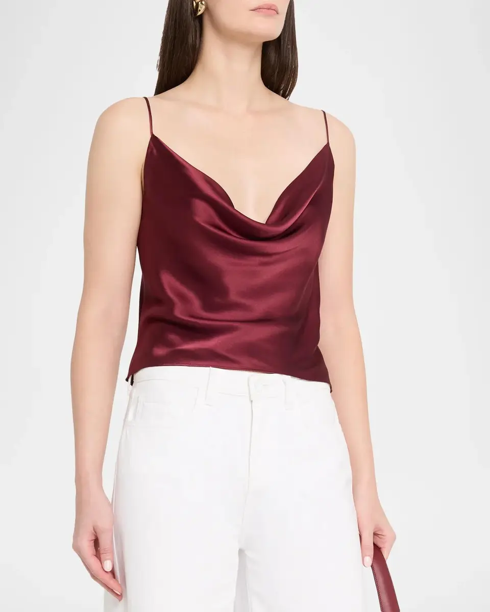L'Agence Calista Cowl-Neck Silk Camisole | Thumbnail 4 L'Agence Calista Cowl-Neck Silk Camisole | Thumbnail 4