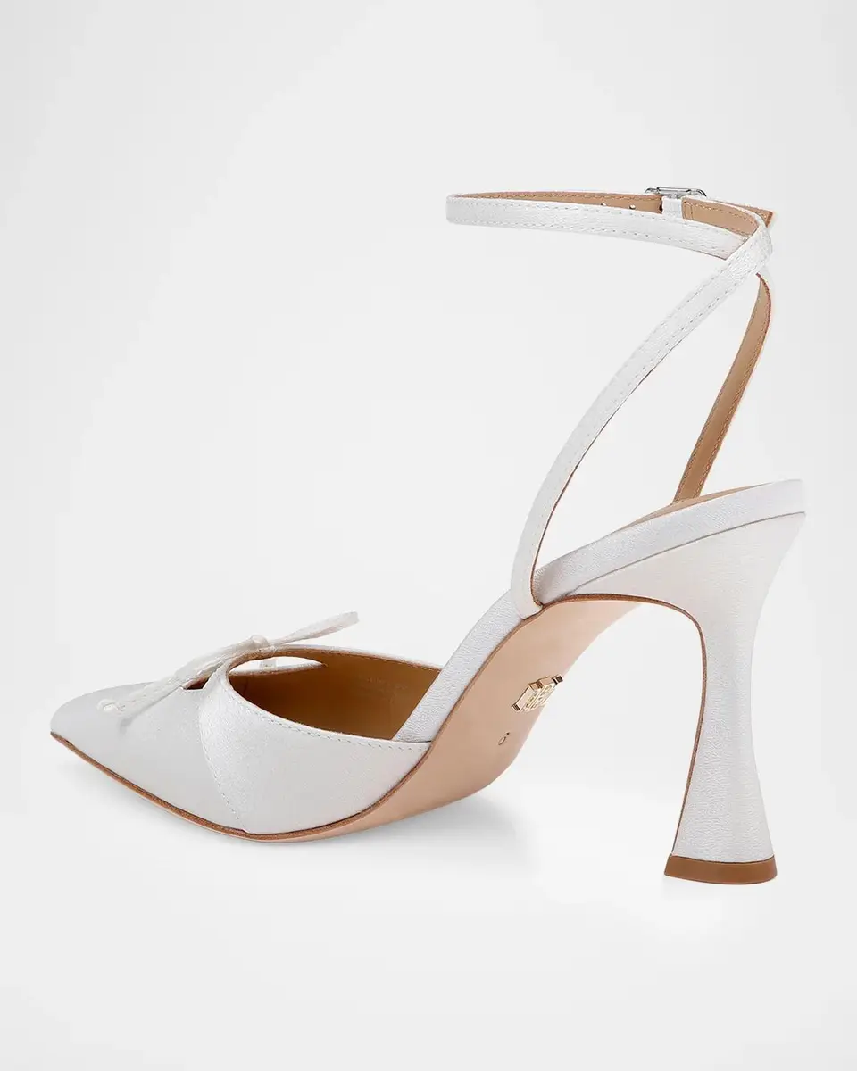 BADGLEY MISCHKA 80mm Yara II Satin Ankle-Strap Pumps | Thumbnail 3 BADGLEY MISCHKA 80mm Yara II Satin Ankle-Strap Pumps | Thumbnail 3