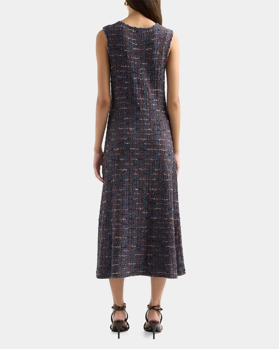 Misook Tweed A-Line Midi Dress | Thumbnail 3 Misook Tweed A-Line Midi Dress | Thumbnail 3