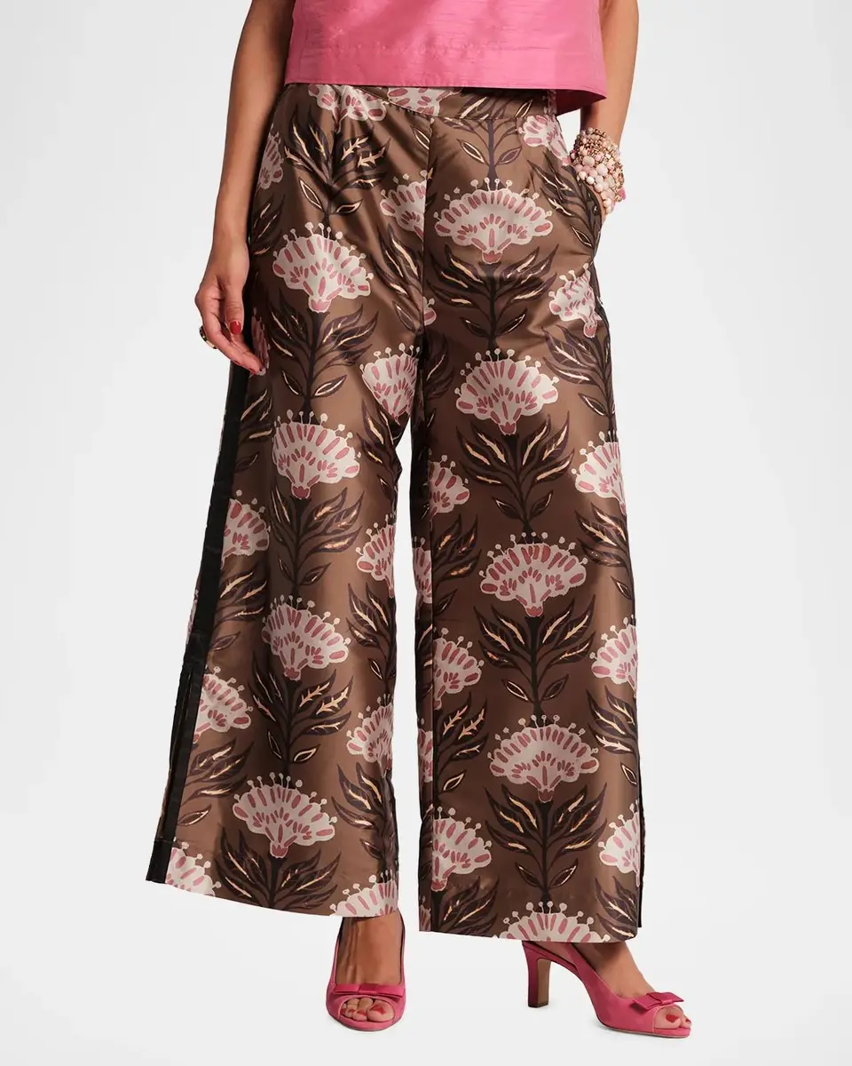 Frances Valentine Floral Palazzo Pants | Thumbnail 2 Frances Valentine Floral Palazzo Pants | Thumbnail 2