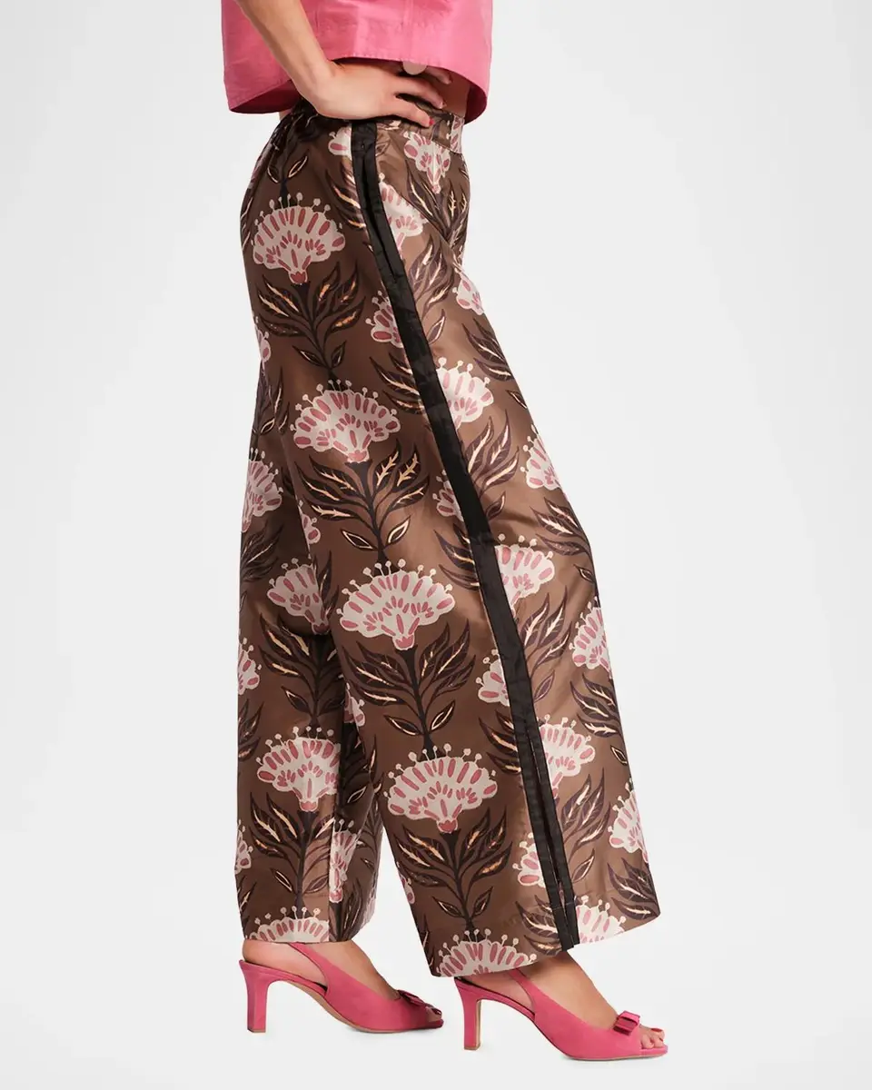 Frances Valentine Floral Palazzo Pants | Thumbnail 4 Frances Valentine Floral Palazzo Pants | Thumbnail 4