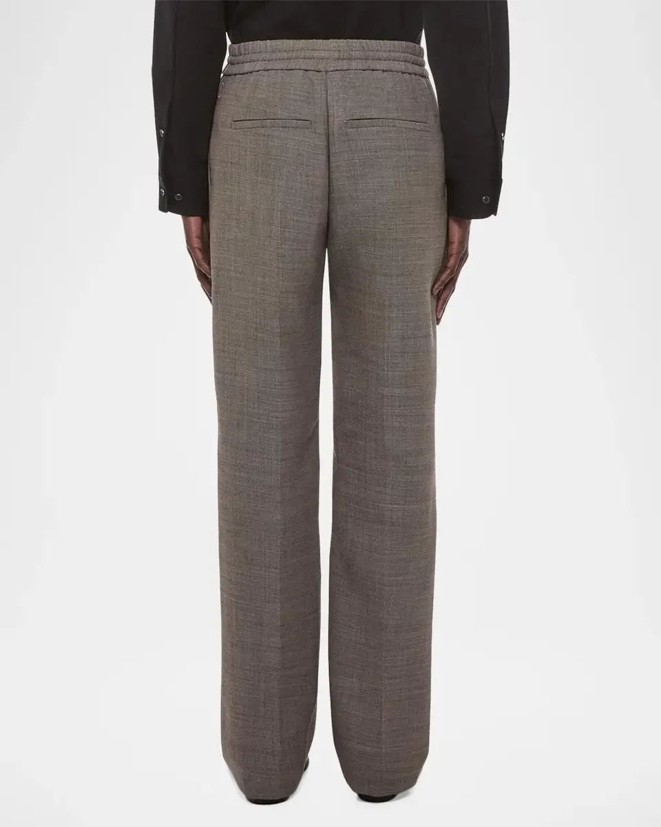 Helmut Lang Men's Crease-Front Wool-Blend Trousers | Thumbnail 3