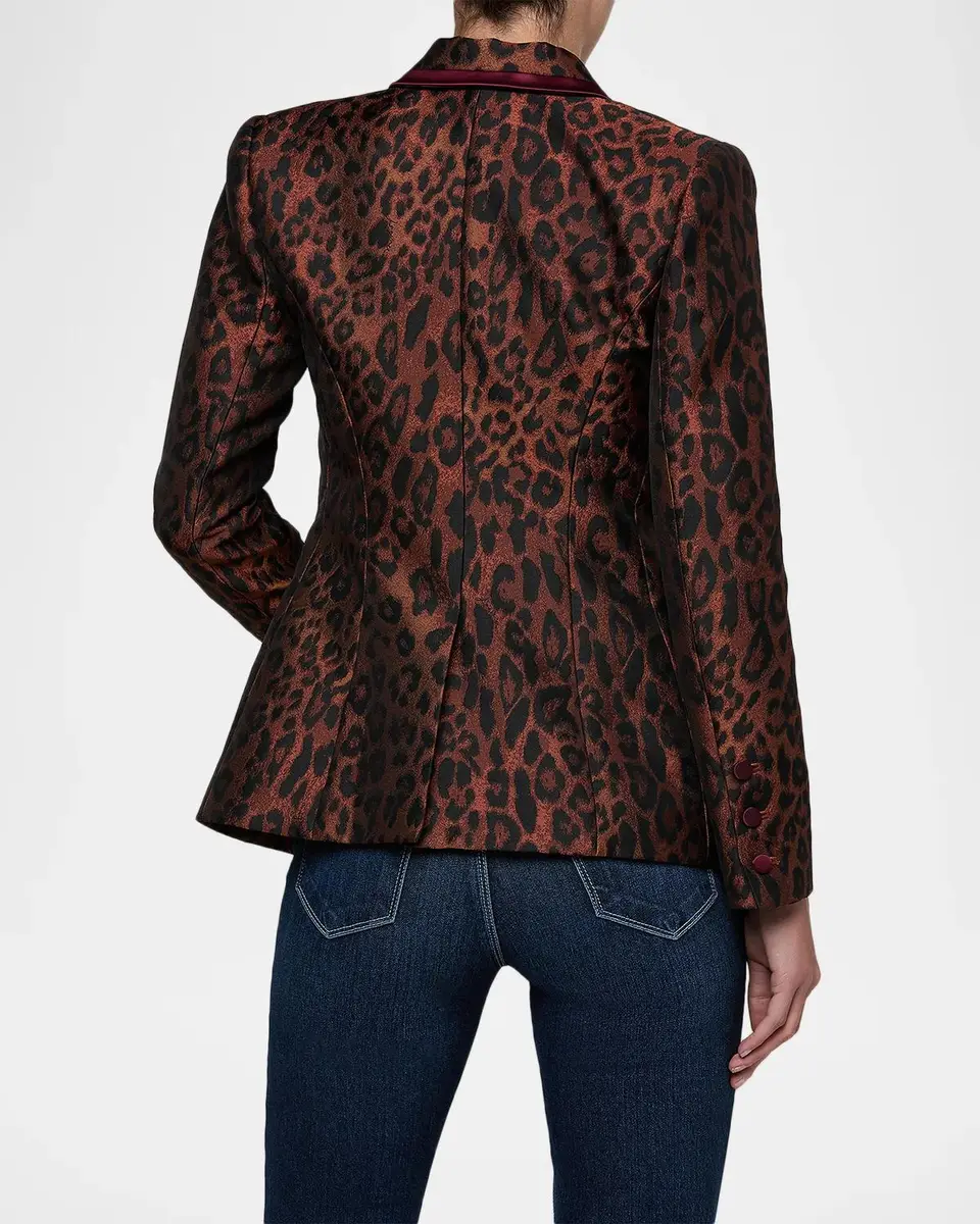 L'Agence Kyomi Leopard-Print Blazer | Thumbnail 3 L'Agence Kyomi Leopard-Print Blazer | Thumbnail 3