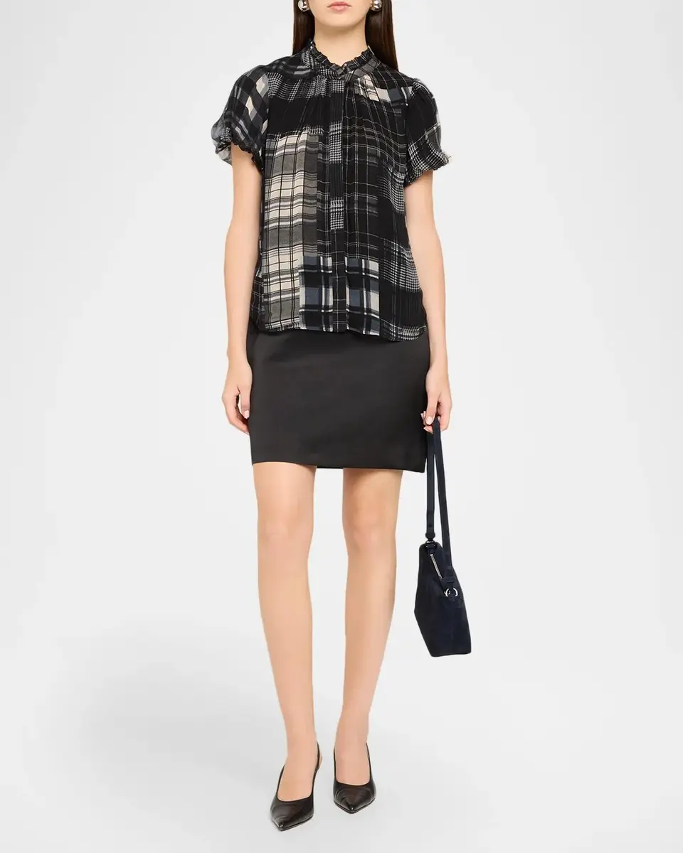 Ramy Brook Lacey Plaid Top | Thumbnail 2 Ramy Brook Lacey Plaid Top | Thumbnail 2