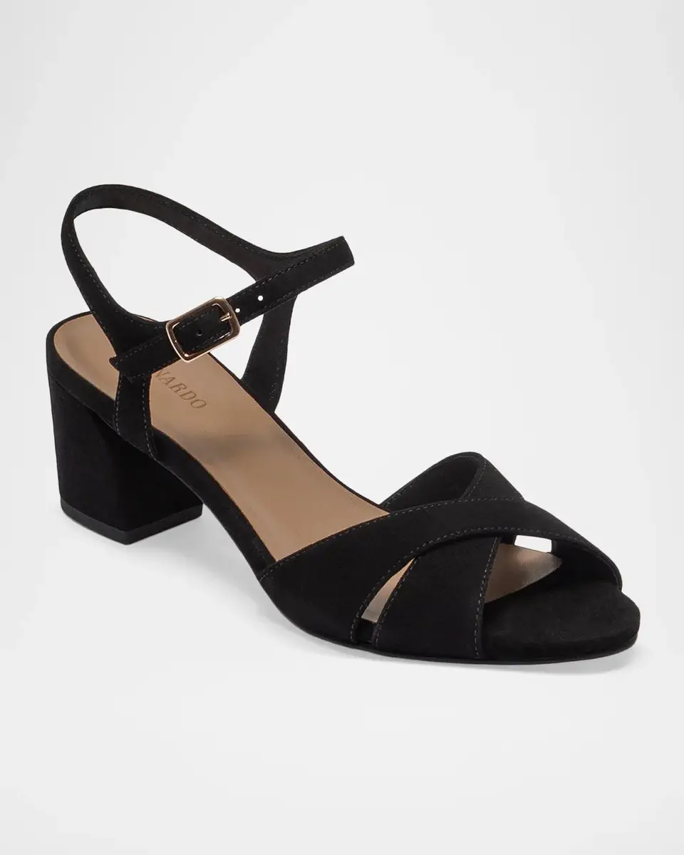 Bernardo 50mm Ginni Suede Ankle-Strap Sandals | Thumbnail 2 Bernardo 50mm Ginni Suede Ankle-Strap Sandals | Thumbnail 2
