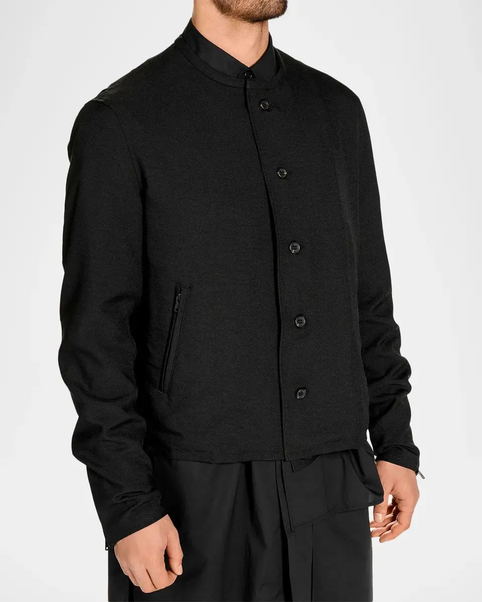 Adidas Y-3 x Yohji Yamamoto Double-Breasted Jacket | Thumbnail 5