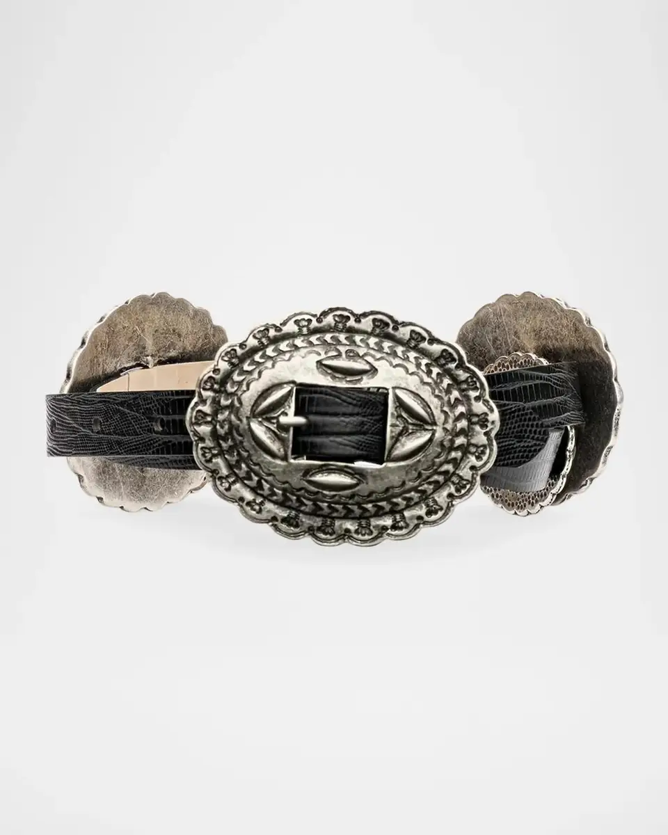 L'Agence x Streets Ahead Rocha Leather Belt | Thumbnail 2 L'Agence x Streets Ahead Rocha Leather Belt | Thumbnail 2