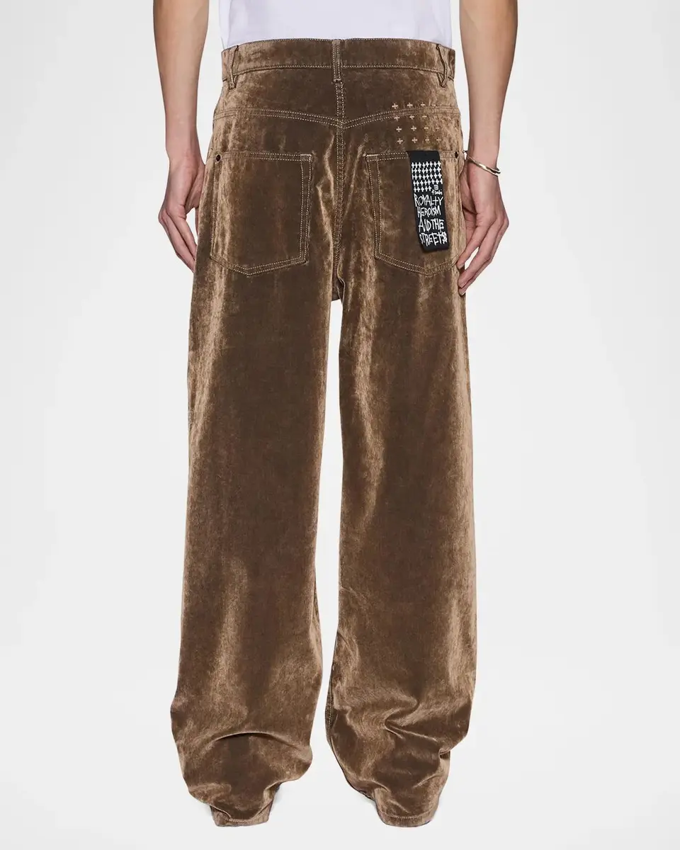 Ksubi Maxx Flocked Cotton Corduroy Wide-Leg Jeans | Thumbnail 2 Ksubi Maxx Flocked Cotton Corduroy Wide-Leg Jeans | Thumbnail 2