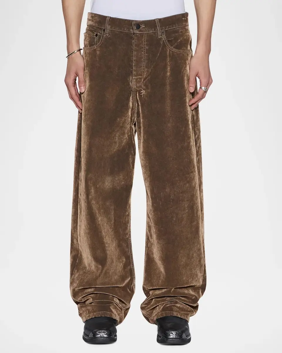 Ksubi Maxx Flocked Cotton Corduroy Wide-Leg Jeans | Thumbnail 3 Ksubi Maxx Flocked Cotton Corduroy Wide-Leg Jeans | Thumbnail 3