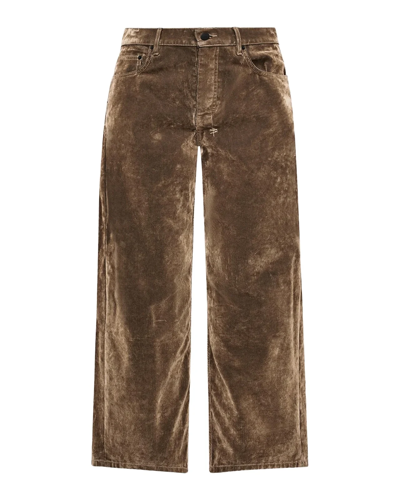 Maxx Flocked Cotton Corduroy Wide-Leg Jeans Maxx Flocked Cotton Corduroy Wide-Leg Jeans