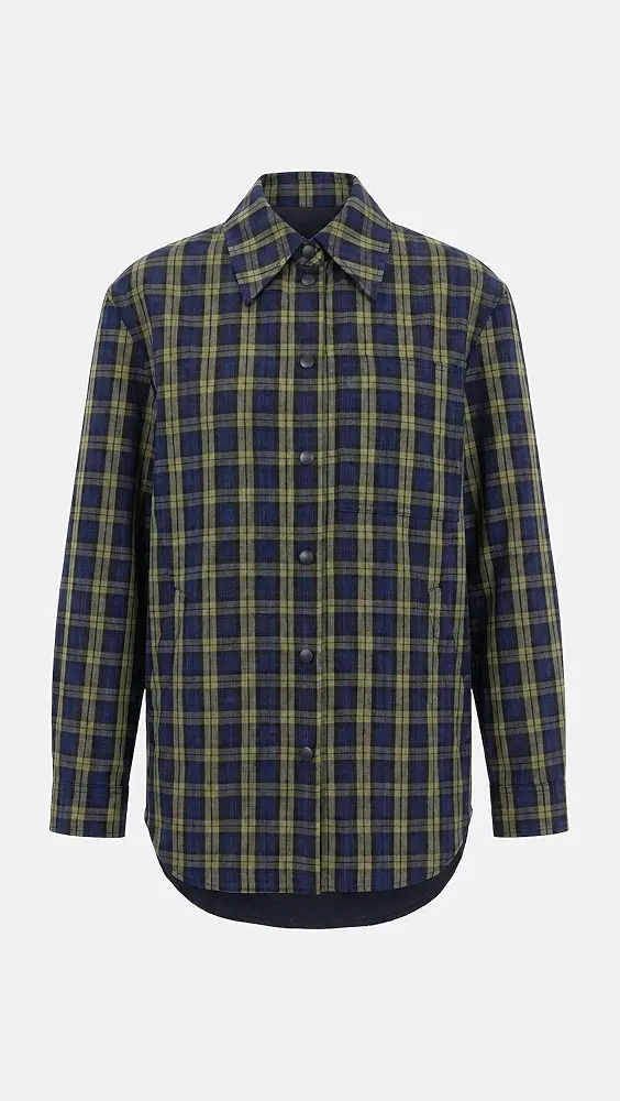 Tibi Techy Plaid Easy Shirt Jacket | Thumbnail 7 Tibi Techy Plaid Easy Shirt Jacket | Thumbnail 7