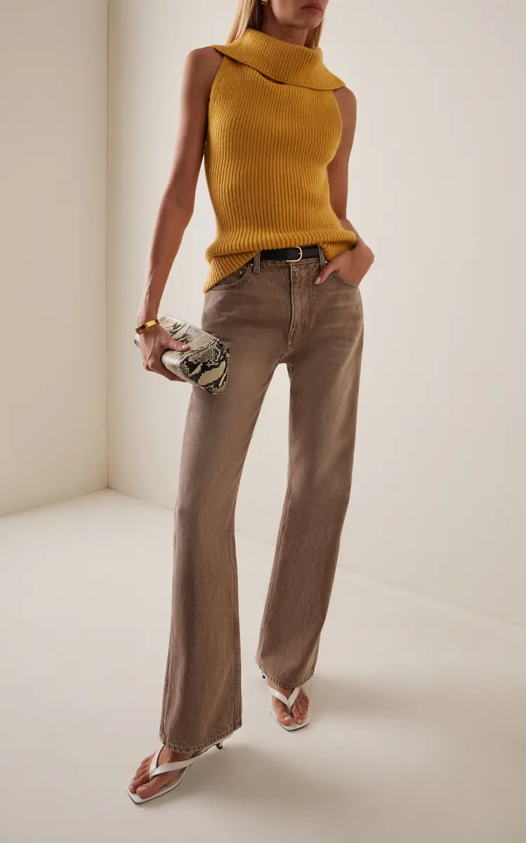OSSOU Holt Rigid Mid-Rise Straight-Leg Jeans | Thumbnail 3 OSSOU Holt Rigid Mid-Rise Straight-Leg Jeans | Thumbnail 3