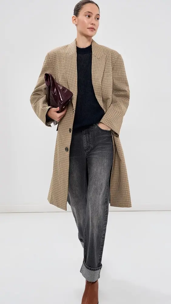 Tibi Menswear Tech Twill Tailored Midi Coat | Thumbnail 4 Tibi Menswear Tech Twill Tailored Midi Coat | Thumbnail 4