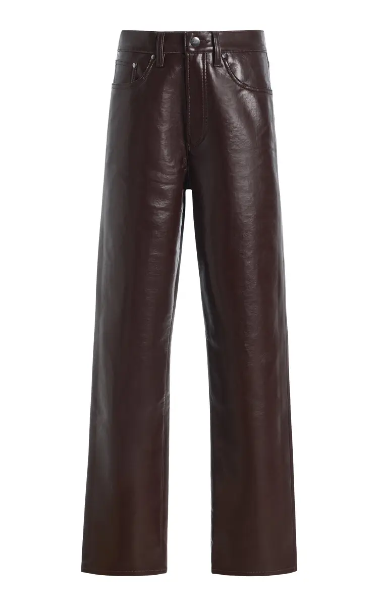AGOLDE Lana Leather Straight-Leg Pants | Thumbnail 2 AGOLDE Lana Leather Straight-Leg Pants | Thumbnail 2