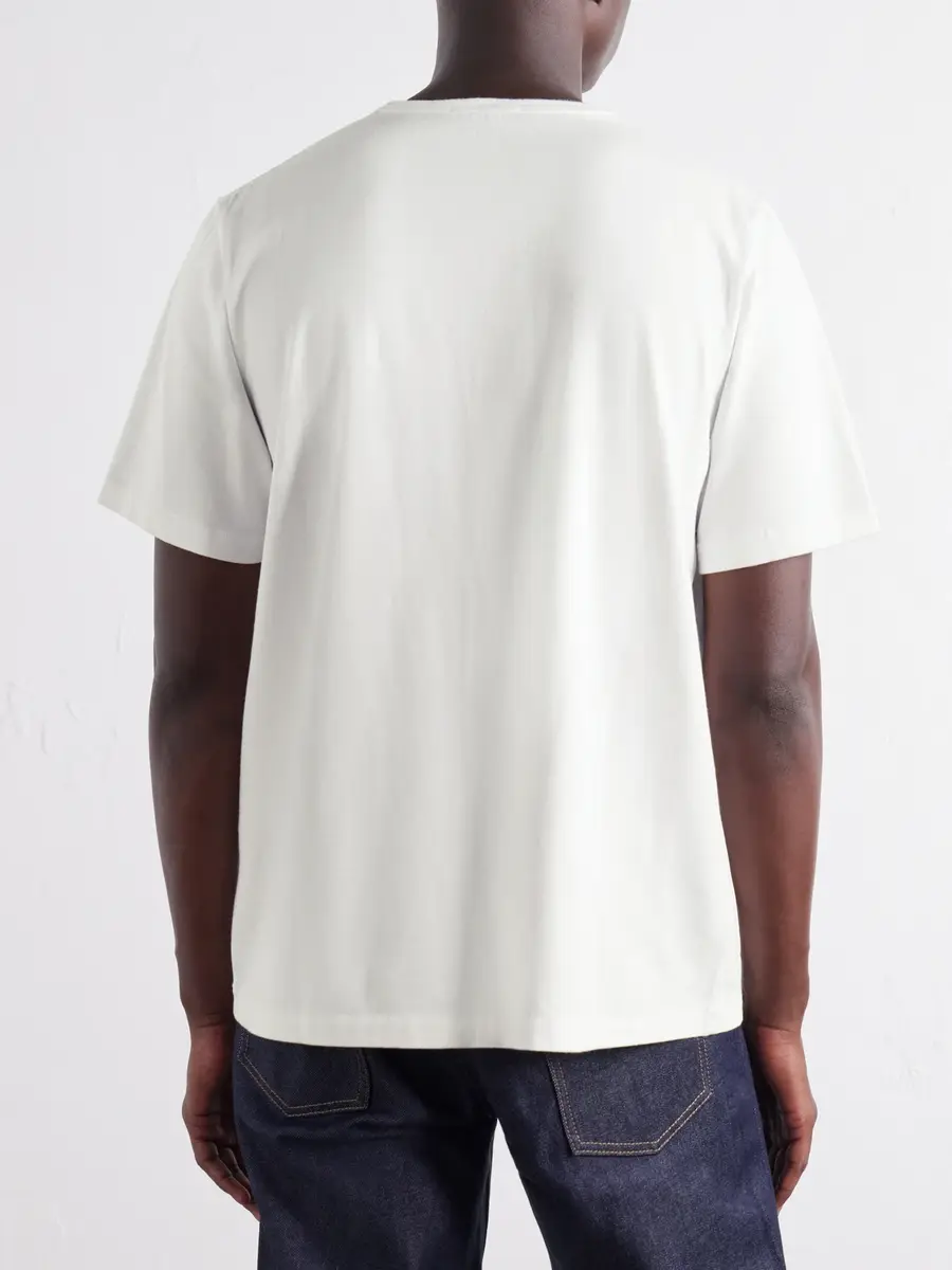 JW Anderson Logo-Embroidered Cotton-Jersey T-Shirt - Men | Thumbnail 4 JW Anderson Logo-Embroidered Cotton-Jersey T-Shirt - Men | Thumbnail 4