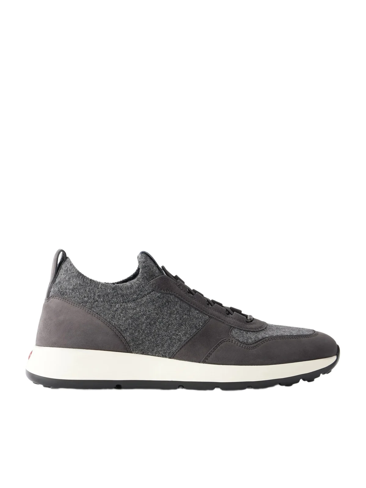 Tod's Suede-Trimmed Wool-Knit Sneakers - Men